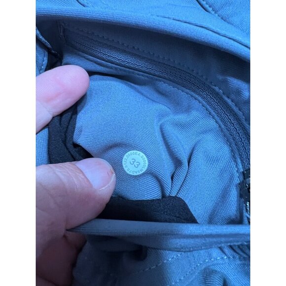 Lululemon grey on the fly Luxtreme pants mens size 33 - Picture 3 of 7